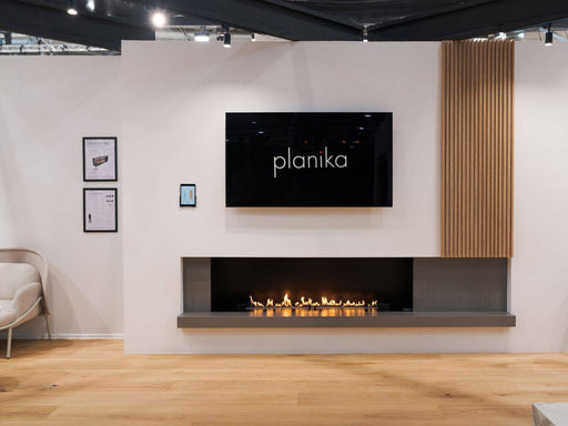 Planika Frontale - camino a bioetanolo da incasso con bruciatore automatico