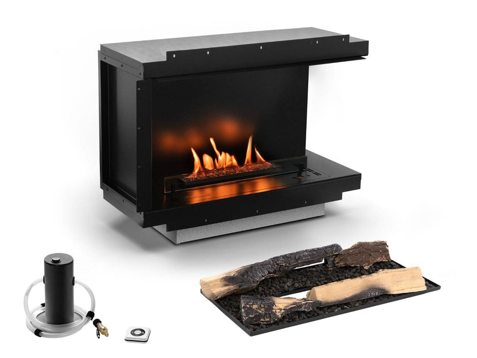 Planika Neo - caminetto da incassare con bruciatore automatico