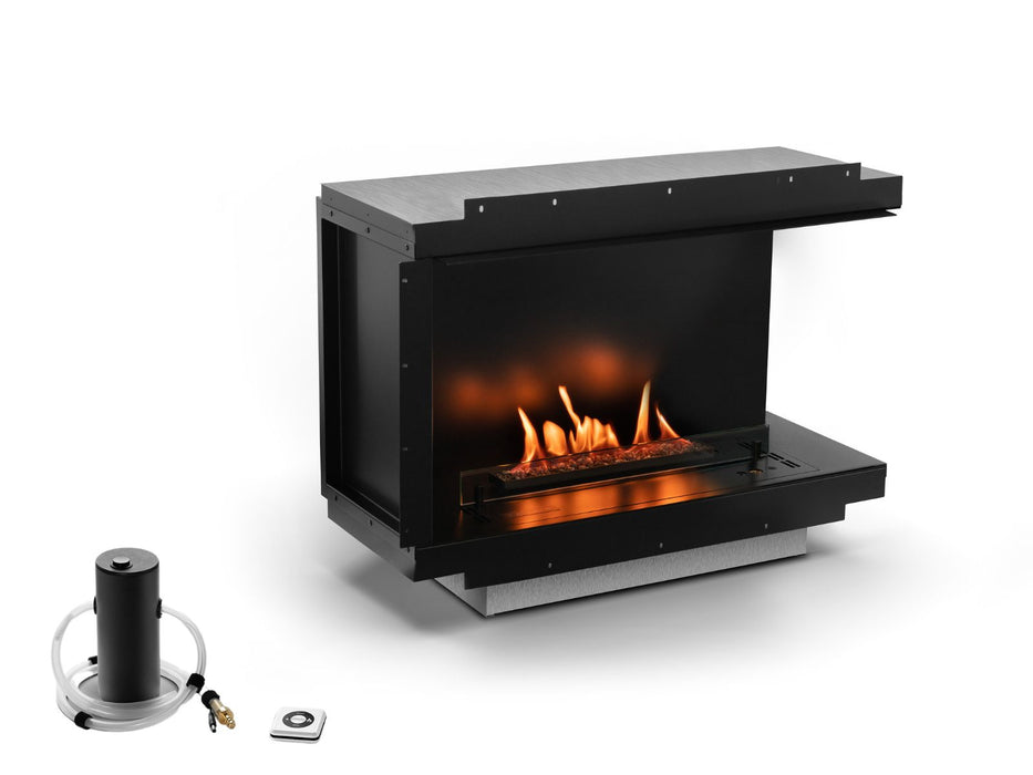 Planika Neo - caminetto da incassare con bruciatore automatico