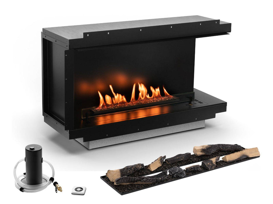 Planika Neo - caminetto da incassare con bruciatore automatico
