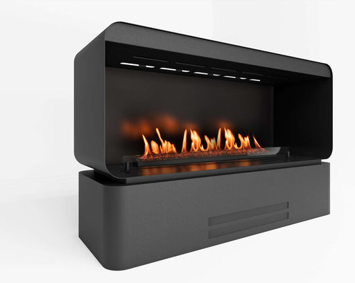 Planika Retro - caminetto a bioetanolo da terra con bruciatore automatico