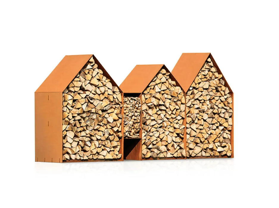 RB73 Bruges portalegna in acciaio corten - Efesto Home