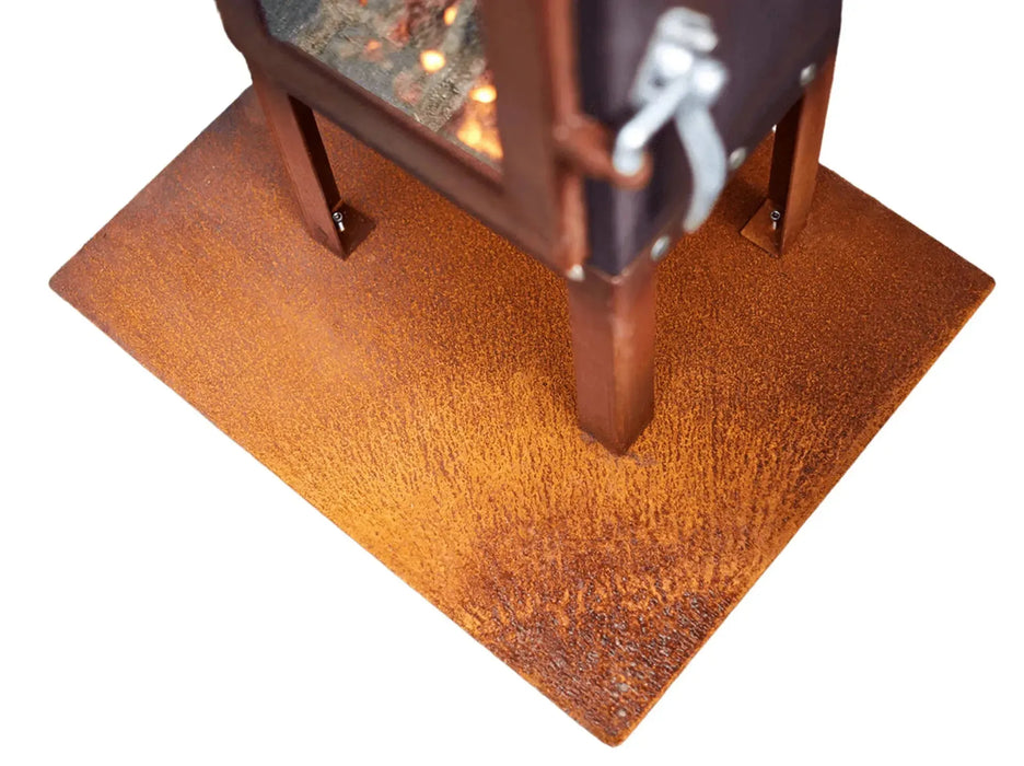 RB73 Piastra di base Corten 3 mm - Efesto Home