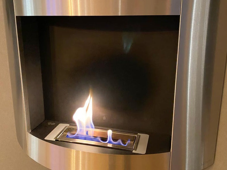 Bruciatore a bioetanolo standard in acciao, 28,5 x 10,5 x 6,5 cm