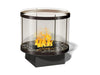 The Flame Drum  - caminetto quadrato da incasso ad acqua nebulizzata - Efesto Home