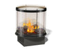 The Flame Drum  - caminetto quadrato da incasso ad acqua nebulizzata - Efesto Home