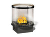 The Flame Drum  - caminetto quadrato da incasso ad acqua nebulizzata - Efesto Home