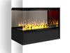 The Flame HIP Forma U - caminetto da incasso con tre lati a vista, ad acqua nebulizzata - Efesto Home