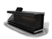 Kalfire E-one 160S - caminetto elettrico da incasso, modello trifacciale