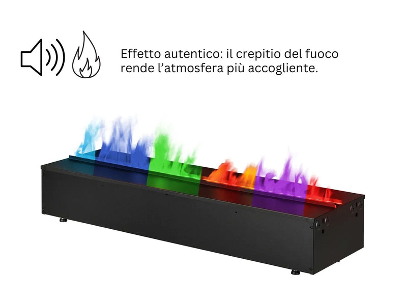 Cassette 1000 Multicolore - caminetto elettrico ad acqua