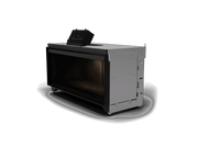 Kalfire E-one 100F - caminetto elettrico da incasso, modello frontale