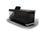Kalfire E-one 130S - caminetto elettrico da incasso, modello trifacciale