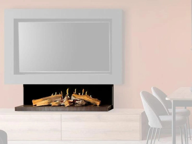 Kalfire E-Series 147 cm - caminetto elettrico con fiamma realistica