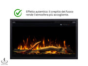 Aflamo Inserto 3D - caminetto elettrico da incasso
