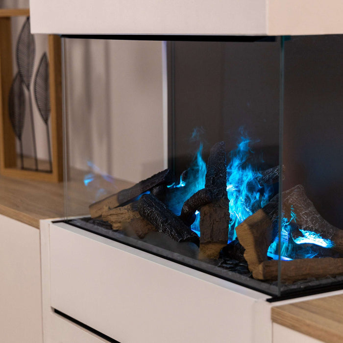 Dimplex 3 Step Multicolore - Caminetto elettrico a vapore, trifacciale