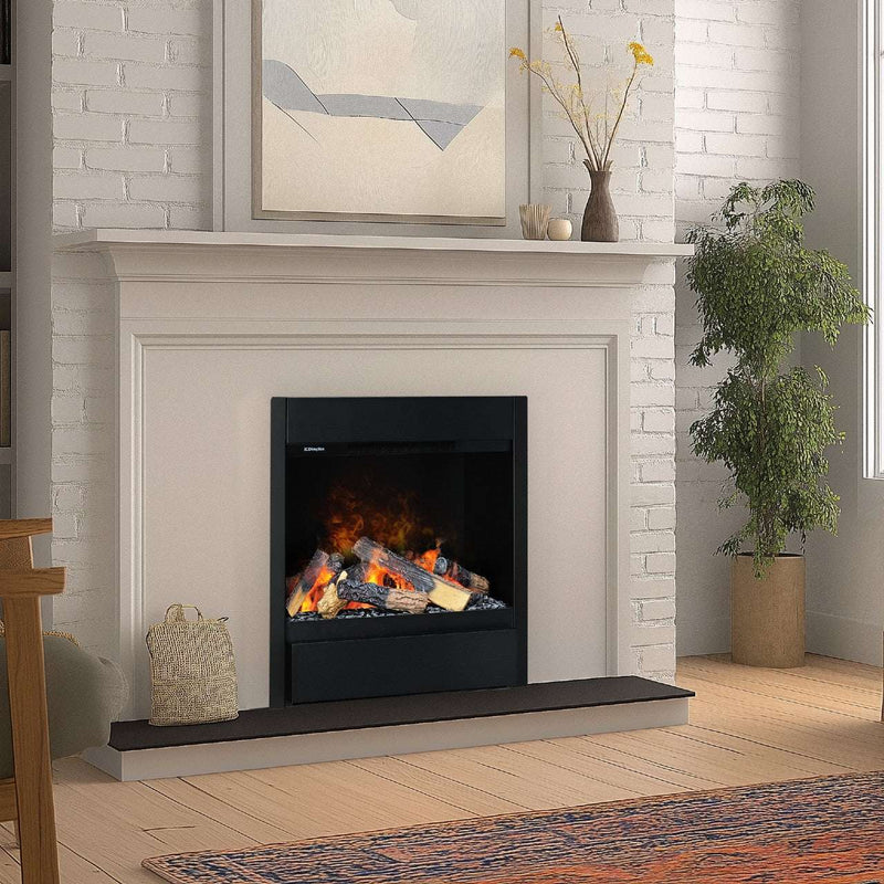 Dimplex Albany Multicolore - Caminetto elettrico a vapore da incasso con riscaldamento, modello frontale