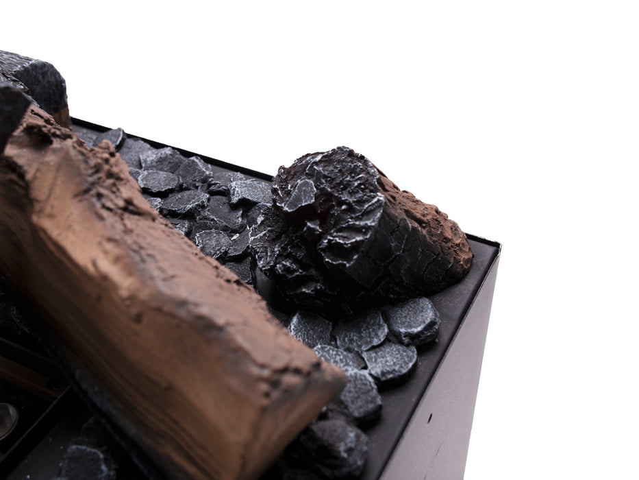 Dimplex Albany Multicolore - Caminetto elettrico a vapore da incasso con riscaldamento, modello frontale