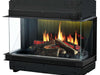 Dimplex Vista - camino elettrico da incasso, vista trifacciale