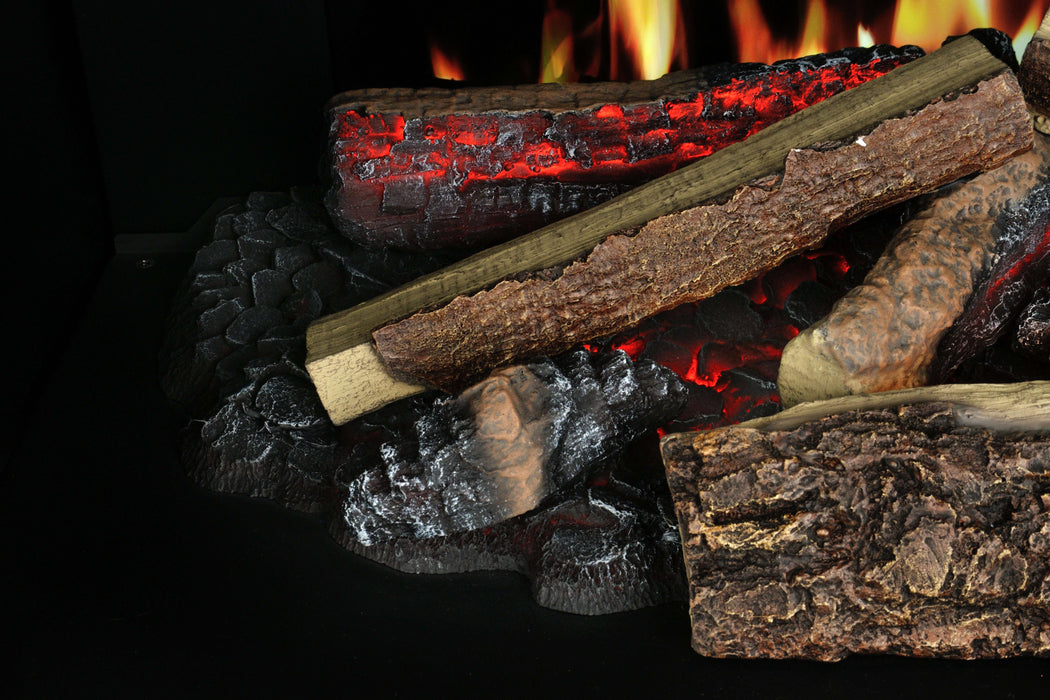 Dimplex Vista - camino elettrico da incasso, vista trifacciale