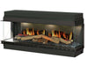 Dimplex Vista - camino elettrico da incasso, vista trifacciale