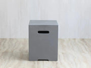 Elementi Mobiletto portabombola quadrato, grigio leggero - Efesto Home