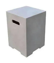 Elementi Mobiletto portabombola quadrato, grigio leggero - Efesto Home