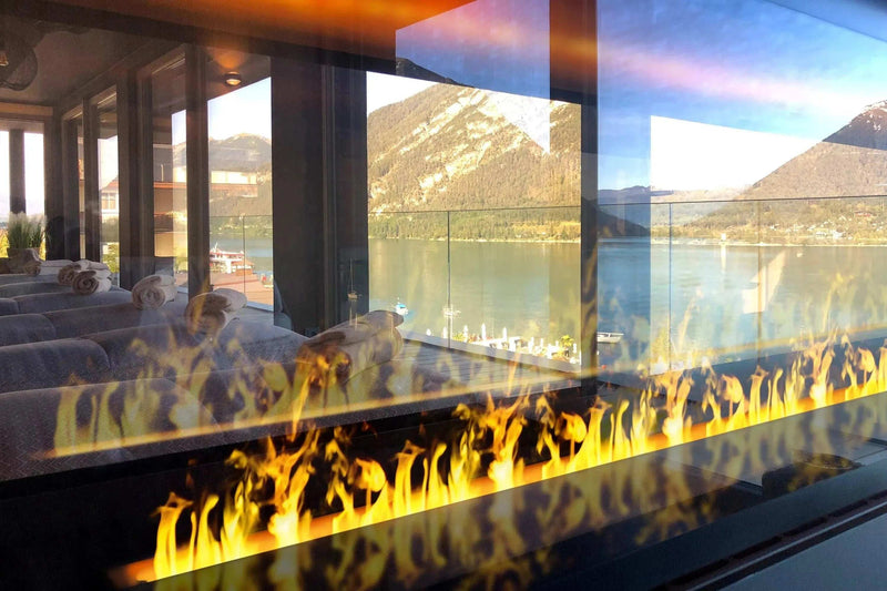 The Flame Fuoco Endless - bruciatore, effetto fiamme fredde senza limite, ad acqua nebulizzata - Efesto Home