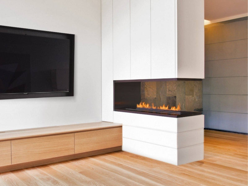 Planika Bifacciale - camino a bioetanolo da incasso con bruciatore automatico