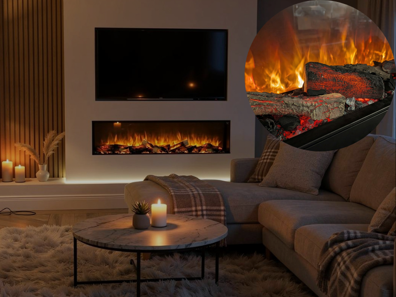 4. LED 3D Feuer – Klassisch modern