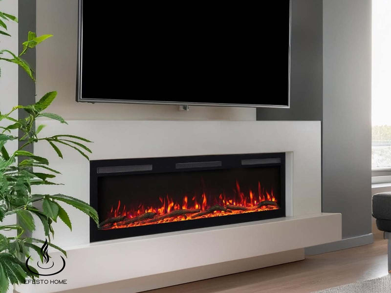 Aflamo Majestic Pro - caminetto elettrico, vista frontale