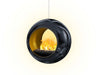 The Flame Sphere - caminetto, da appendere al soffitto, ad acqua nebulizzata - Efesto Home