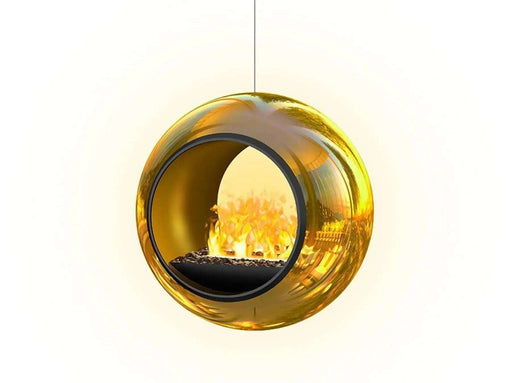 The Flame Sphere - caminetto, da appendere al soffitto, ad acqua nebulizzata - Efesto Home