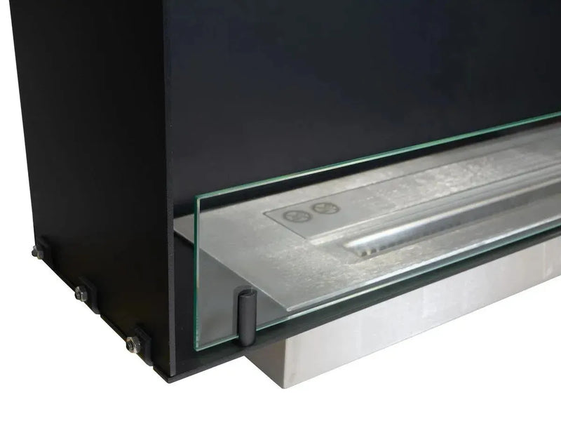 Efesto Frontale - Caminetto a bioetanolo con vista frontale, lunghezza 140 cm - Efesto Home