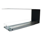 Efesto Forma U - Caminetto a bioetanolo con vista su tre lati, lunghezza 120 cm - Efesto Home