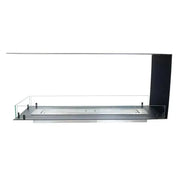 Efesto Forma U - Caminetto a bioetanolo con vista su tre lati, lunghezza 120 cm - Efesto Home