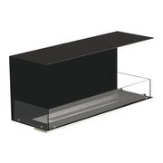 Efesto Forma C - Caminetto a bioetanolo con vista su tre lati, lunghezza 120 cm - Efesto Home