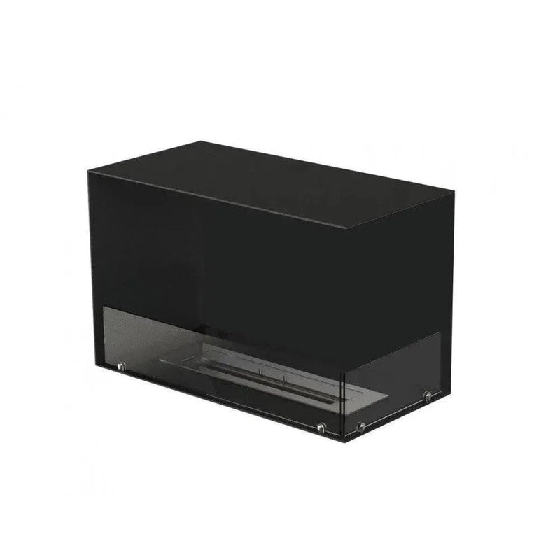 Efesto Angolo - Caminetto a bioetanolo per angolo sinistro o destro, lunghezza 80 cm - Efesto Home