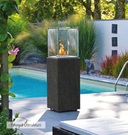 Neocube O - focolare a gas con rivestimento in ceramica - Efesto Home