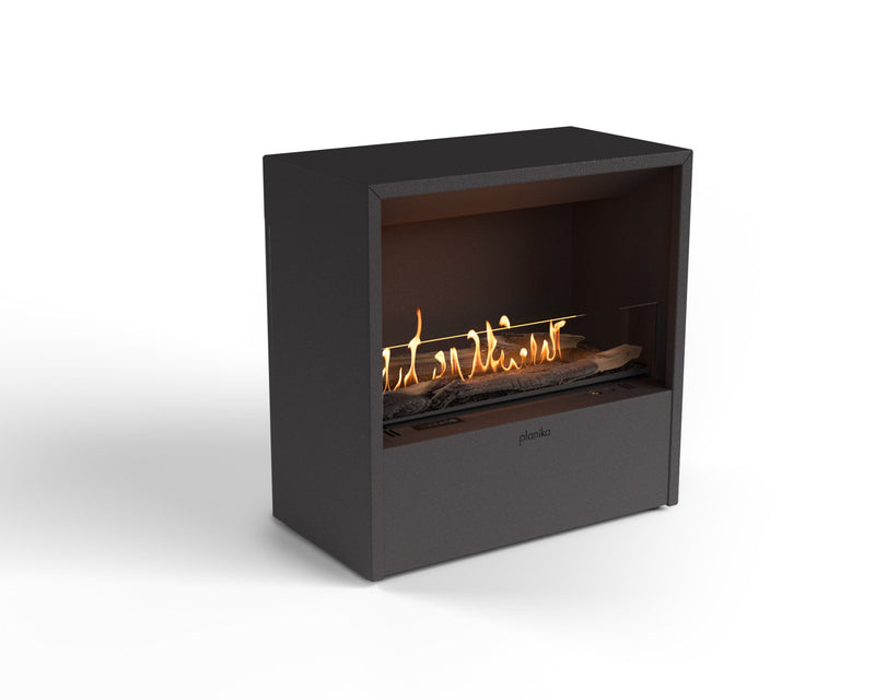 Planika Cottage - freestanding bioethanol fireplace with automatic burner