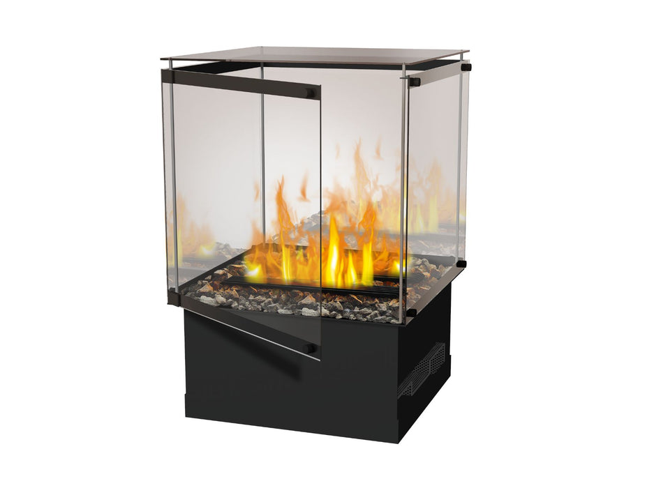 The Flame Cube  - caminetto quadrato da incasso ad acqua nebulizzata