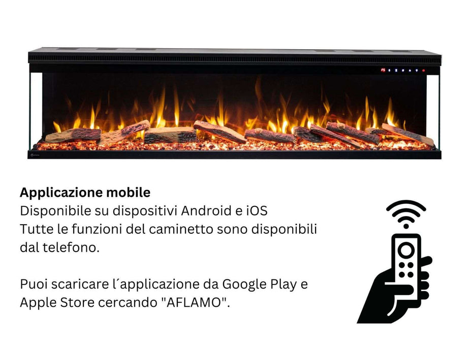Aflamo Unique NH - caminetto elettrico