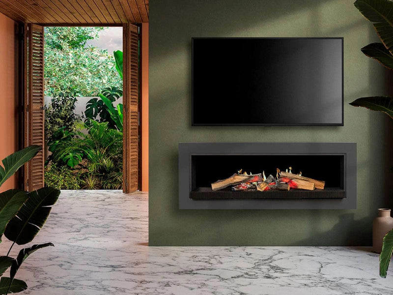 Kalfire E-Series 147 cm - caminetto elettrico con fiamma realistica