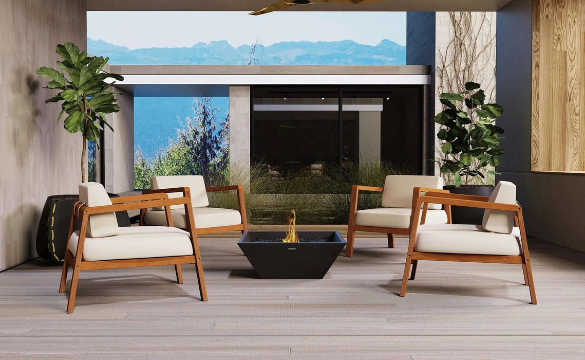 Ecosmart Nova 600 ciotola a etanolo quadrato - Efesto Home