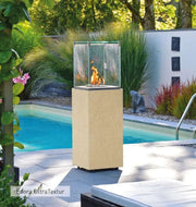 Neocube O - focolare a gas con rivestimento in ceramica - Efesto Home