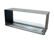 Efesto Bifacciale - Caminetto a bioetanolo con vista bifacciale, lunghezza 140 cm - Efesto Home
