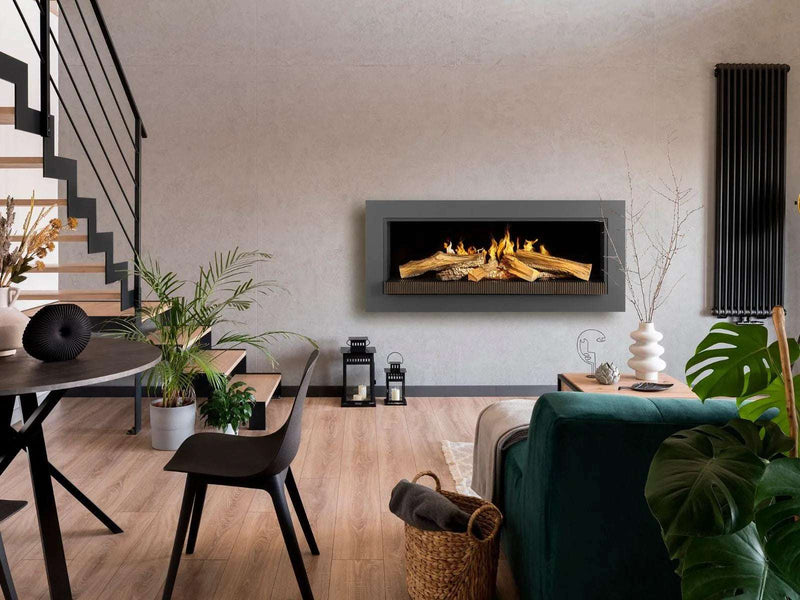 Kalfire E-Series 120 cm - caminetto elettrico con fiamma realistica