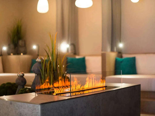 The Flame HIP LED - bruciatore, effetto fiamme fredde, ad acqua nebulizzata e illuminazione a led - Efesto Home