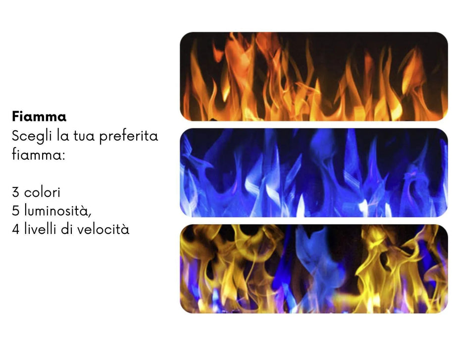Aflamo Pride - caminetto elettrico senza riscaldamento