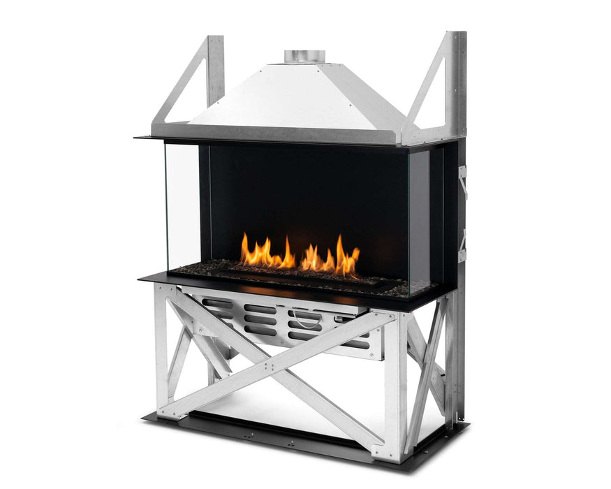 Planika Stone - caminetto a bioetanolo da terra con bruciatore automatico
