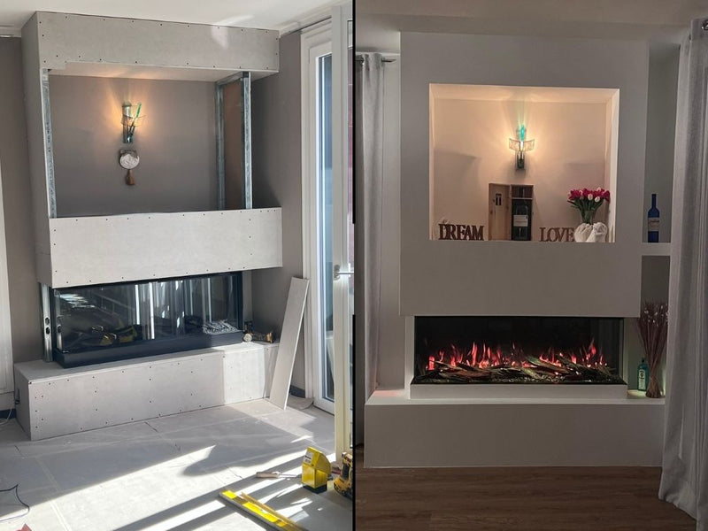 Aflamo Superb 3D - caminetto elettrico da incasso